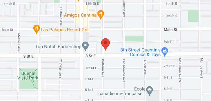 map of 304 1015 Dufferin AVE